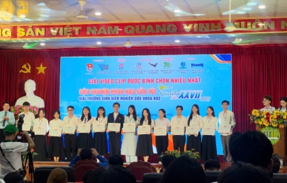 Sinh viên khoa Đồ hoạ Trường Đại học Mỹ thuật Việt Nam ghi  dấu ấn tại Giải thưởng Euréka lần thứ 27